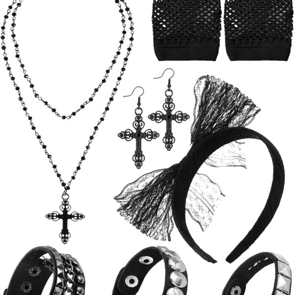 80s Style Women's Accessories; Halloween Punk Bracelet